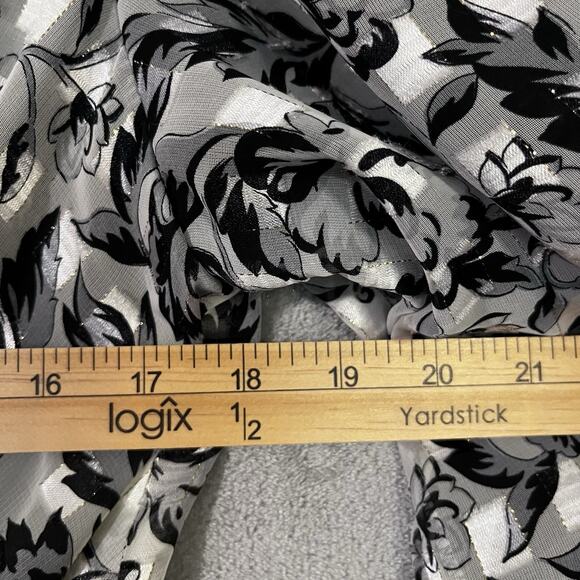 Vintage Ann Hobbs For Cattiva Blouse Fancy Womens M* Neiman Marcus Peplum Lined - Picture 7 of 11